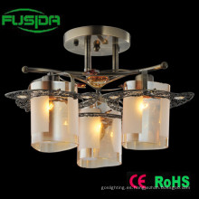 Lámpara de techo de cristal de interior de lujo de la lámpara de la lámpara de la vendimia